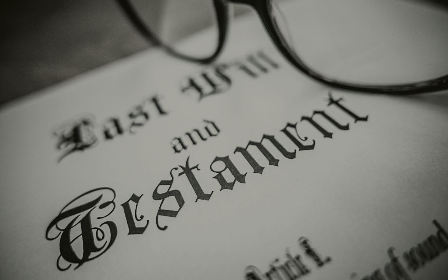 last will document