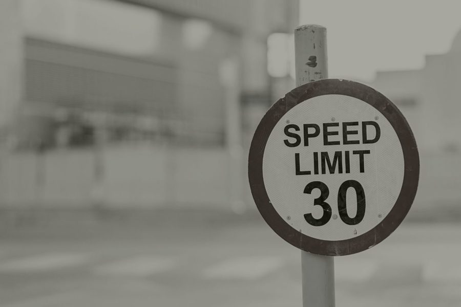 fine speedsters speed limit sign